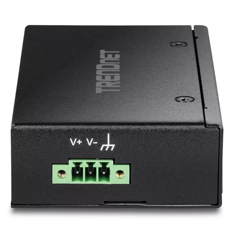 TRENDnet TI-ELC50 Ne pārvaldīts 5-portu Fast Ethernet tīkla slēdzis (10/100), 9.6–60V, sienas/DIN-sliedes stiprinājums