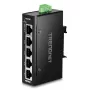 TRENDnet TI-ELC50 Ne pārvaldīts 5-portu Fast Ethernet tīkla slēdzis (10/100), 9.6–60V, sienas/DIN-sliedes stiprinājums