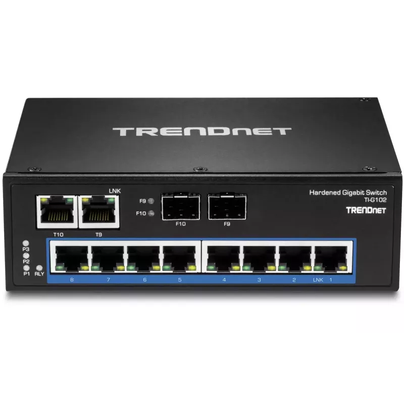 Trendnet TI-G102 rūpnieciskais Gigabit Ethernet tīkla slēdzis