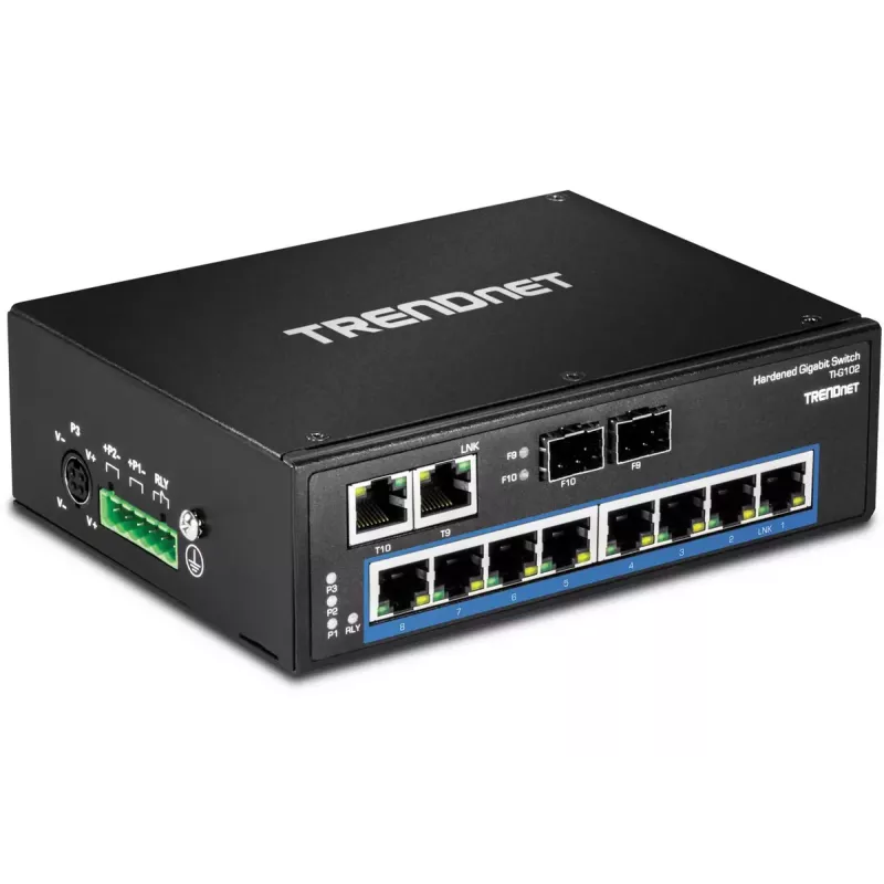 Trendnet TI-G102 rūpnieciskais Gigabit Ethernet tīkla slēdzis