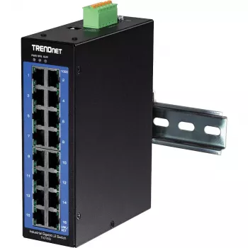 Trendnet TI-G160i pārvaldāms industriālais slēdzis 16 porti Gigabit