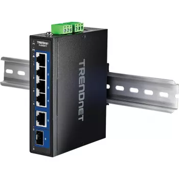Trendnet TI-G50611 Industriāls Nepārvaldāms 6-Portu 2.5G Ethernet Slēdzis ar 10G SFP Atbalstu