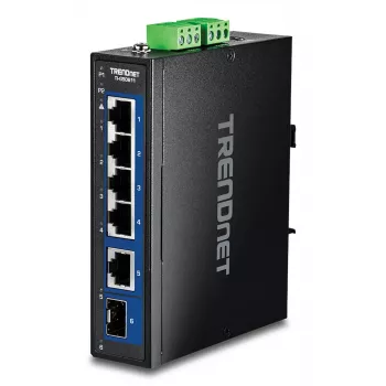 Trendnet TI-G50611 Industriāls Nepārvaldāms 6-Portu 2.5G Ethernet Slēdzis ar 10G SFP Atbalstu