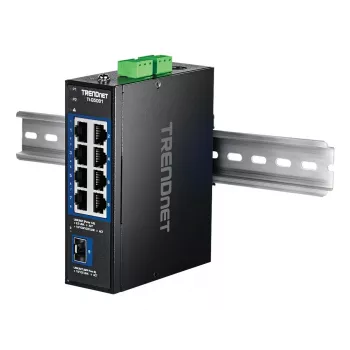 TRENDnet TI-G5091 Industriāls Nenomāns 9-Portu 2.5G Ethernet Slēdzis ar 10G SFP+ Portu