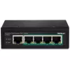 Nepārvaldāms slēdzis Trendnet TI-PE50 PoE+ Melns