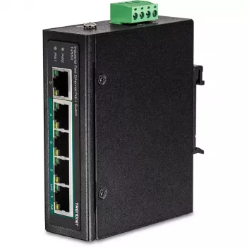 Nepārvaldāms slēdzis Trendnet TI-PE50 PoE+ Melns
