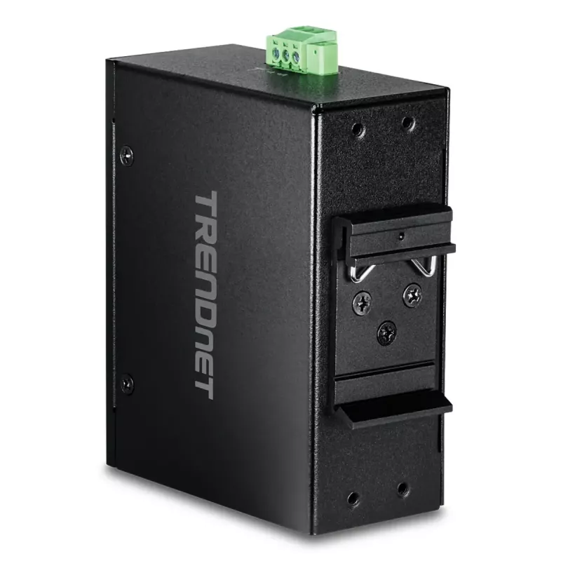 Nepārvaldāms Fast Ethernet PoE slēdzis TRENDnet TI-PELC80 — 8x 10/100 Mbps RJ-45, IEEE 802.3af/at, 48–56V DC, sienas montāža