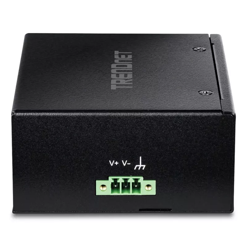 Nepārvaldāms Fast Ethernet PoE slēdzis TRENDnet TI-PELC80 — 8x 10/100 Mbps RJ-45, IEEE 802.3af/at, 48–56V DC, sienas montāža