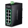 Nepārvaldāms Fast Ethernet PoE slēdzis TRENDnet TI-PELC80 — 8x 10/100 Mbps RJ-45, IEEE 802.3af/at, 48–56V DC, sienas montāža