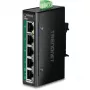TRENDnet TI-PGLC50 Rūpnieciskais nekonfigurējams 5 portu Gigabit Ethernet PoE+ slēdzis
