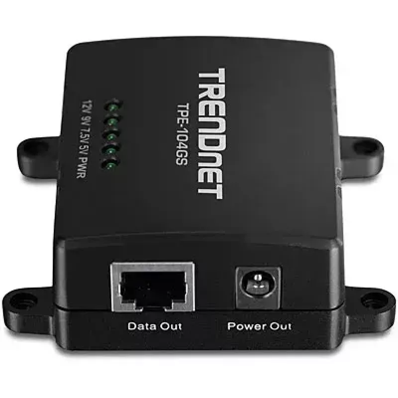 Trendnet TPE-104GS Gigabitu PoE Sadalītājs Melns