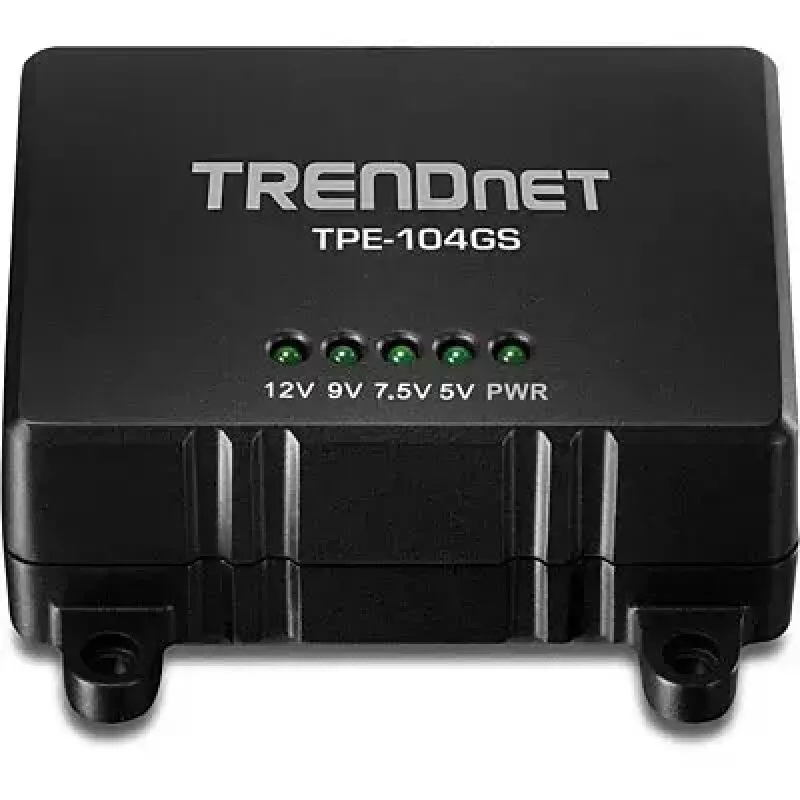 Trendnet TPE-104GS Gigabitu PoE Sadalītājs Melns