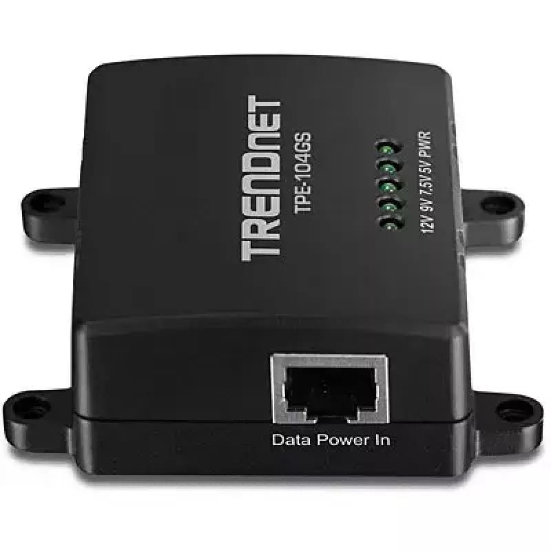 Trendnet TPE-104GS Gigabitu PoE Sadalītājs Melns
