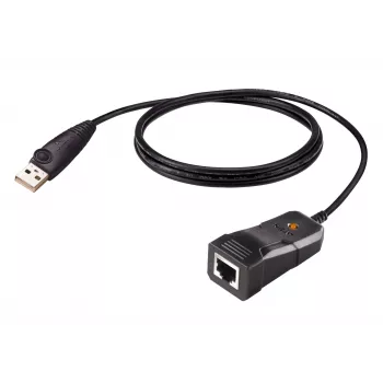 ATEN UC232BF seriālais kabelis melns 1.2 m USB Type-A RJ-45