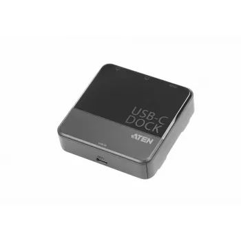 ATEN UH3233 USB-C Dual-HDMI minidoks, USB 3.2 Gen 1, melns