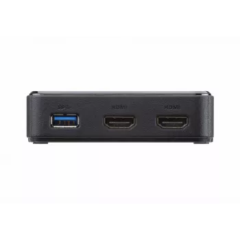 ATEN UH3233 USB-C Dual-HDMI minidoks, USB 3.2 Gen 1, melns