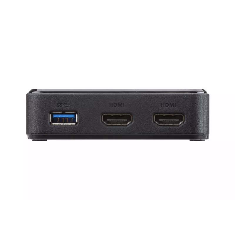 ATEN UH3233 USB-C Dual-HDMI minidoks, USB 3.2 Gen 1, melns