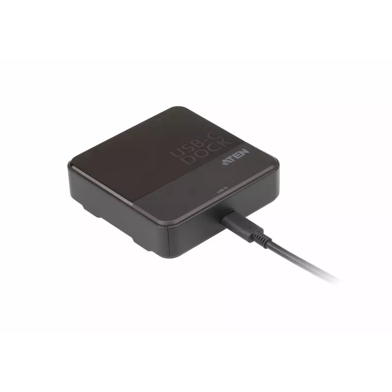 ATEN UH3233 USB-C Dual-HDMI minidoks, USB 3.2 Gen 1, melns