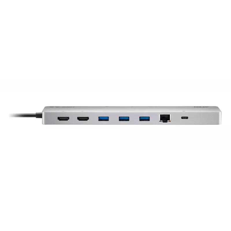 USB Centrmezgls ATEN UH3240 Type-C Sudraba 3.5mm HDMI RJ-45 USB 3.2