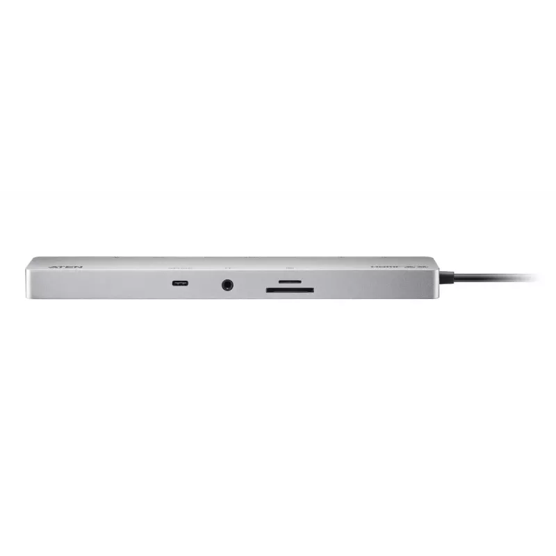 USB Centrmezgls ATEN UH3240 Type-C Sudraba 3.5mm HDMI RJ-45 USB 3.2