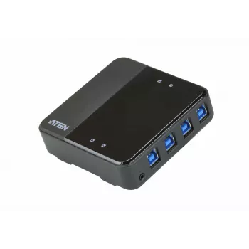 ATEN US3344 4-portu USB 3.2 Gen 1 koplietošanas slēdzis (USB-C un USB-A saderīgs)