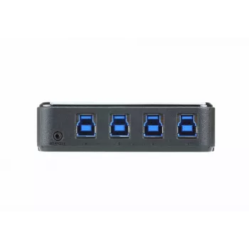 ATEN US3344 4-portu USB 3.2 Gen 1 koplietošanas slēdzis (USB-C un USB-A saderīgs)