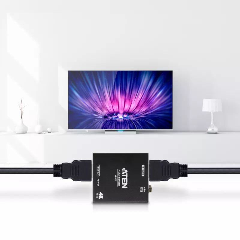 ATEN VB800 True 4K HDMI pastiprinātājs ar 4K2K @60Hz (4:4:4), līdz 40m (kaskāde)