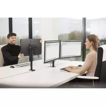 Monitora statīvs Vision VFM-DPD2B, dubultais, skrūvējams pie galda