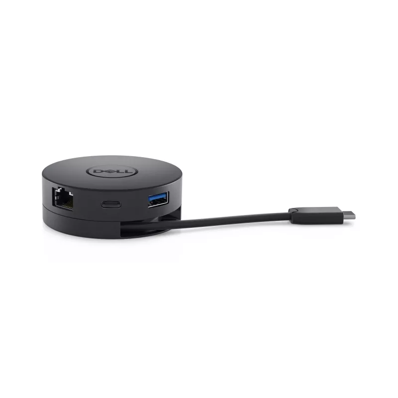 DELL DA300 USB-C 6-in-1 adapteris, melns