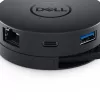DELL DA300 USB-C 6-in-1 adapteris, melns