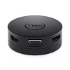 DELL DA300 USB-C 6-in-1 adapteris, melns