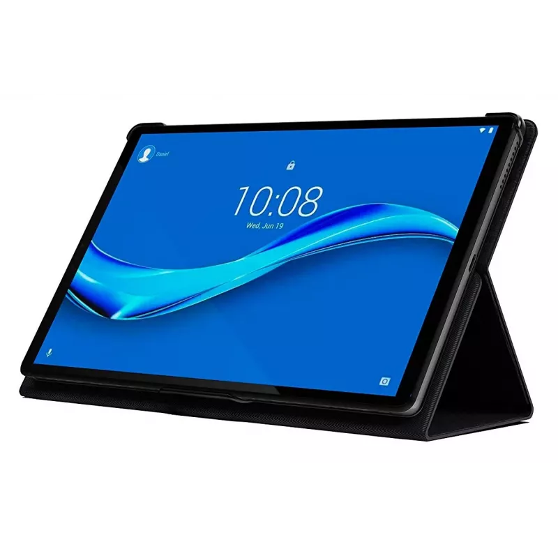 Folio maciņš Lenovo Tab M10 Plus FHD ZG38C02959 — poliuretāns, 26,2 cm (10,3 collu) ekrānam, melns