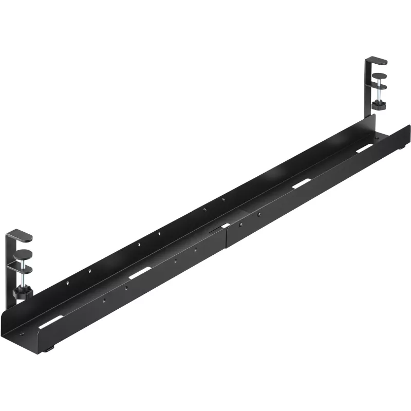 InLine Universāls kabeļu vads 3 līmeņi (80/100/120 cm) zem galda montāžai, melns