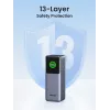 Ugreen 25000mAh 200W ātrās uzlādes Powerbank pelēks