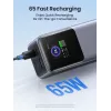 Ugreen 25000mAh 200W ātrās uzlādes Powerbank pelēks