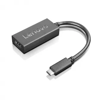 Lenovo GX90K37871 USB-C uz HDMI adapteris, melns