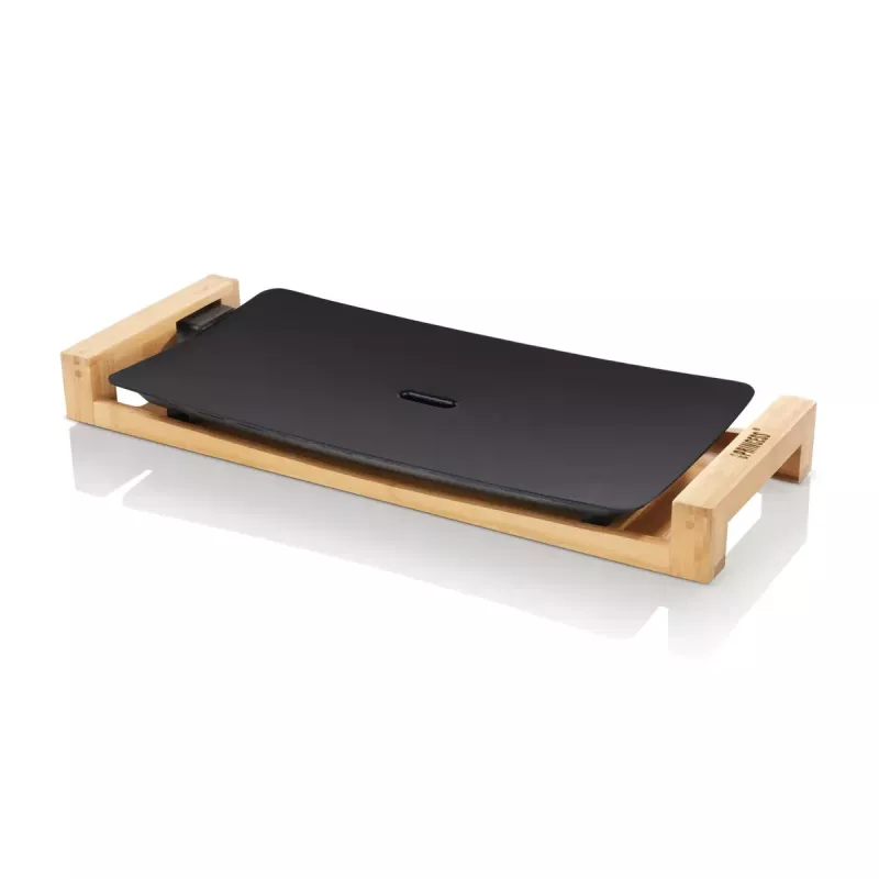 Princess 103026 Table Chef Pure Black galda plīts, alumīnijs, bambuss, melna, 220 W