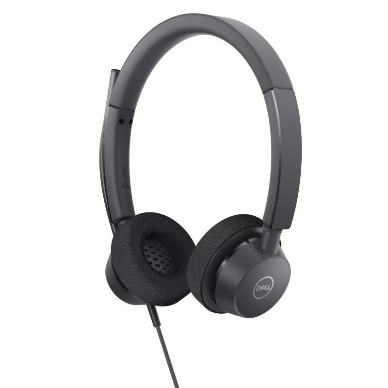 DELL Pro Stereo Headset WH3022, vadu, birojam/zvanu centram, 96 g, melns