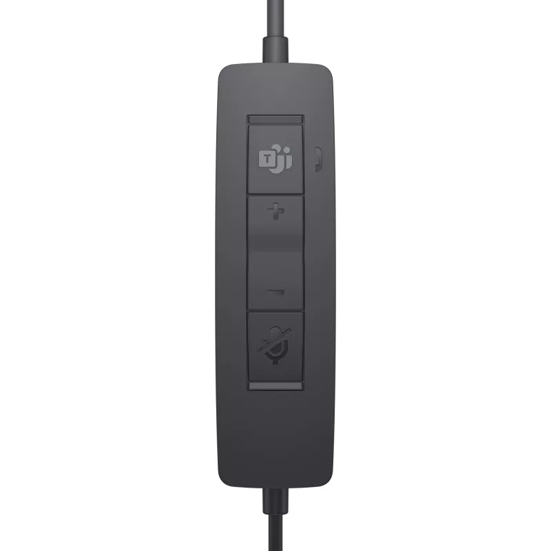 DELL Pro Stereo Headset WH3022, vadu, birojam/zvanu centram, 96 g, melns