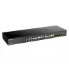 D-Link 24-portu Gigabit viedais pārvaldāmais slēdzis ar 4x 10G SFP+