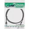 InLine Slim apaļš Patch kabelis U/FTP Cat.6A melns 3m