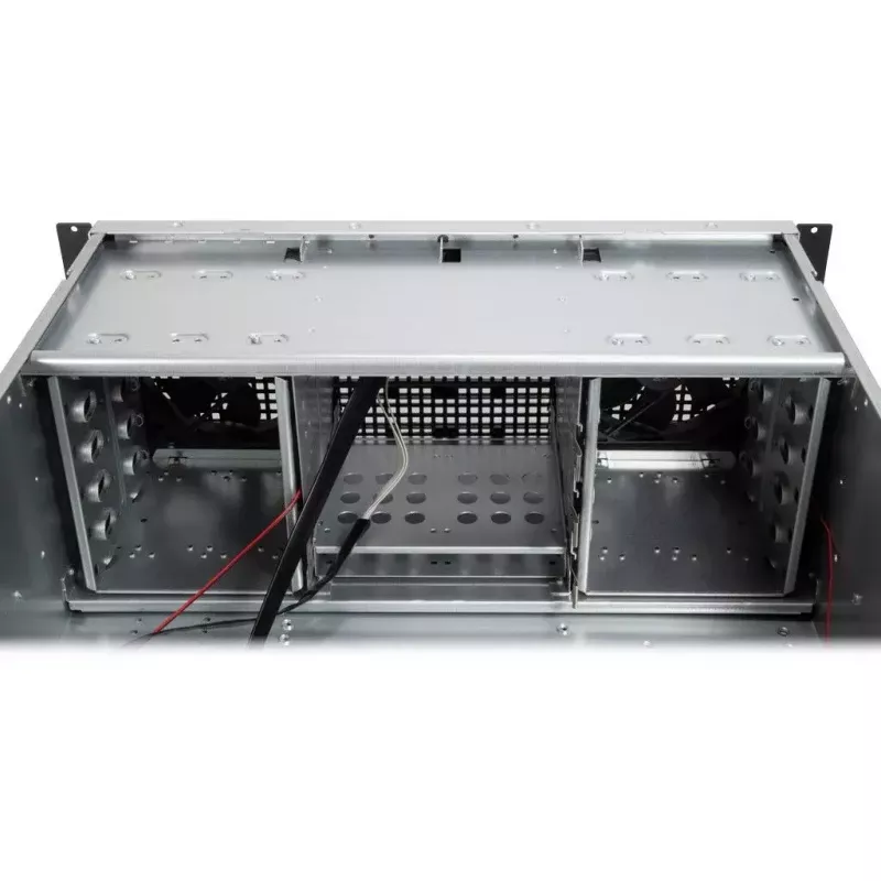 Servera korpuss Inter-Tech 4U 40255 Rack Melns, Pelēks