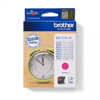 Brother LC125XLM tintas kārtridžs 1 gab. Oriģināls Super High Yield (Magenta)