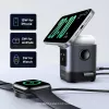Lādētājs UGREEN 45775 — iekštelpu maiņstrāvas bezvadu ātrais lādētājs, universāls, 1× USB-C, melns/pelēks