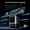 Lādētājs UGREEN 45775 — iekštelpu maiņstrāvas bezvadu ātrais lādētājs, universāls, 1× USB-C, melns/pelēks