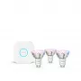 Philips Hue White and colour ambience Essential starter komplekts: 3 GU10 viedās spuldzes (345 lm)