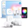 Philips Hue White un krāsu atmosfēras Essential viedais apgaismojuma komplekts — 3× E27 spuldzes, 806 lm, 8 W, Bluetooth/Zigbee
