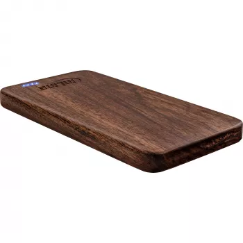 InLine woodplate USB PowerBank 5000 mAh, valrieksta koka korpuss, ar LED