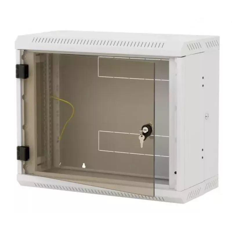 Sienas stiprinājuma skapis Triton RBA-09-AD6-CAX-A1 9U Balts