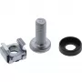 Cage Nut Set M6 InLine 01950C – 100 uzgriežņi, 100 paplāksnes, 100 skrūves